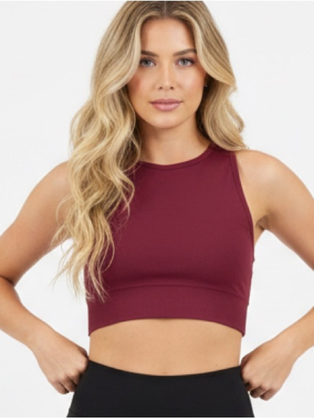 Knix Your High Neck Seamless Sports Bra, sz S